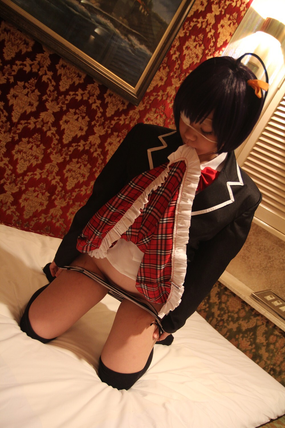 [Cosplay]来自Chuunibyou Demo Koi Ga Shitai的热Rikka Takanashi